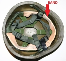 Helmet Liner Sweat Band Head Strap for PASGT M1 Steel Pot Military Army USMC USA