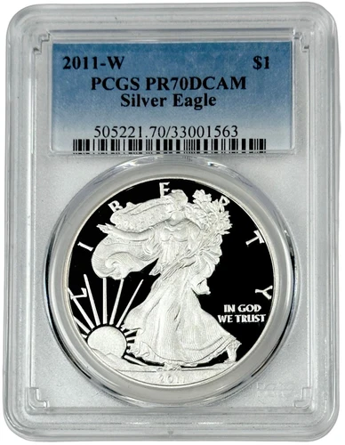2011 W Proof American Silver Eagle PCGS PR 70 DCAM
