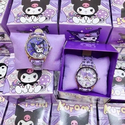 Reloj de cuarzo Sanrio-Hello Kitty, Cinnamoroll, Kuromi, My Melody, Pompompurin - Imagen 6 de 17