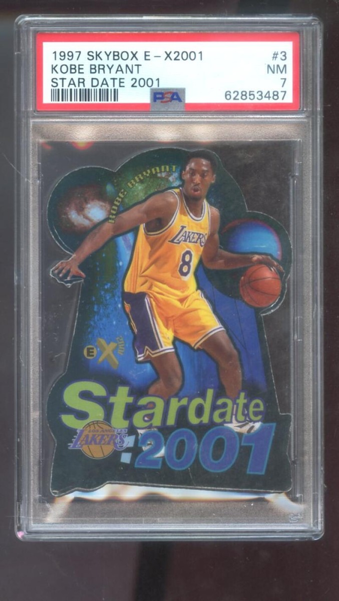 その他 1997 KOBE SKYBOX E-X2001 STAR DATE 2001 1997-98 Skybox E-X2001 Star Date 2001 EX2001 #3 Kobe Bryant PSA 7