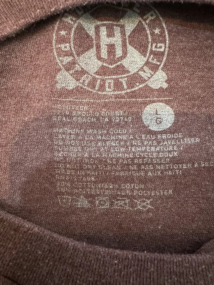 Мужская футболка в стиле Howitzer ВИКИНГ ВОИН военная Grunt MFG большая бордовая - Изображение 3 из 4