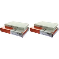 2X Mahle / Knecht La 387 Filter Innenraumluft Pollenfilter Innenraumfilter