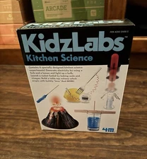 KidzLabs Kitchen Science Lab Kit Contains 6 Kids Experiments Ages 8+ New Sealed