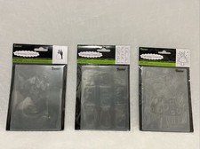 Lot of 3 Darice Embossing Folders Fairy, Jars, Bride And Groom NEW SEALED