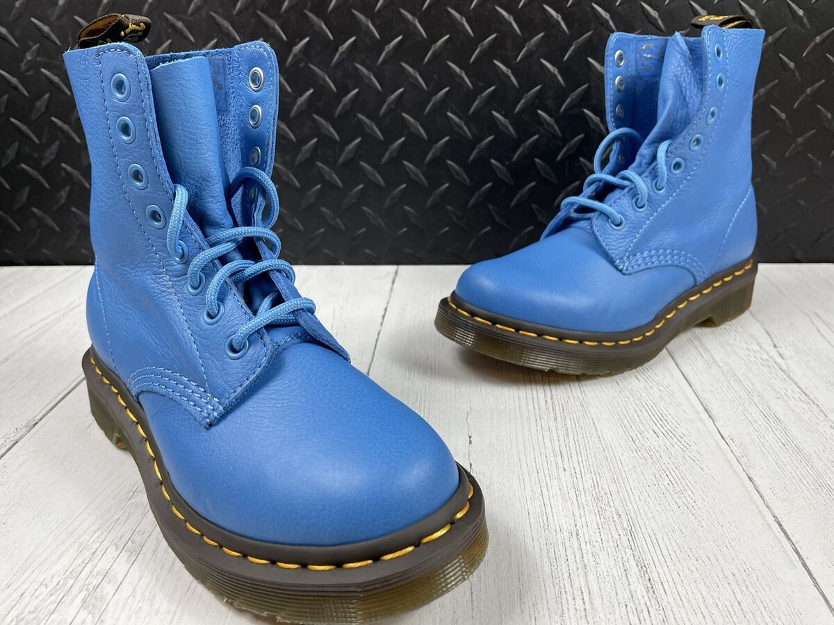Dr. Martens 1460 Pascal Mid Blue Leather Boots 26902416 Dr. Martens 1460 Pascal Mid Blue Leather Boots 26902416
