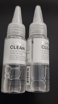 2x NatureLab Perfect Clean Scalp Balancing Sake Rice Water Rinse Mini 0.67 oz