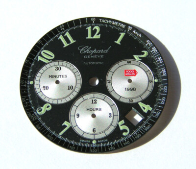 CHOPARD GENEVE AUTOMATIC 1000 MIGLIA 1998 ZIFFERBLATT DIAL SCHWARZ BLACK I072