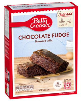 Betty Crocker Chocolate Fudge Brownie Mix Kuchenbackmischung 415g