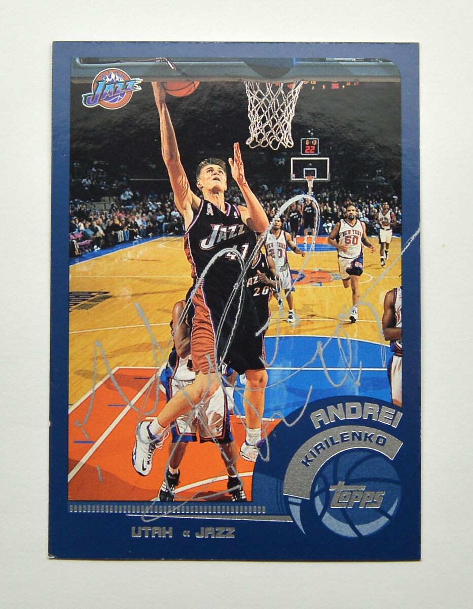 2002-03 Topps #83 Andrei Kirilenko Autograph