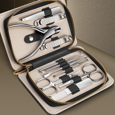 9/11 Pcs Nail Clippers Set Stainless Steel Eagle Nose Pliers Manicure Tool Gifts