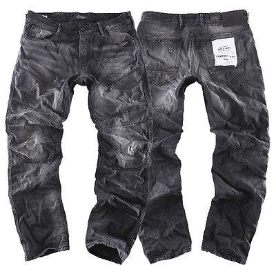 JACK JONES Mike Jax comfort fit Herren Jeans Hose schwarz black neu 793  new