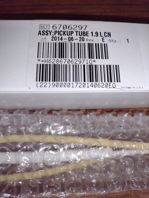 Beckman Coulter 6706297 DxH 600 /DxH 800 DxH 900 Pickup tube 28mm cap 1.9L #Z54