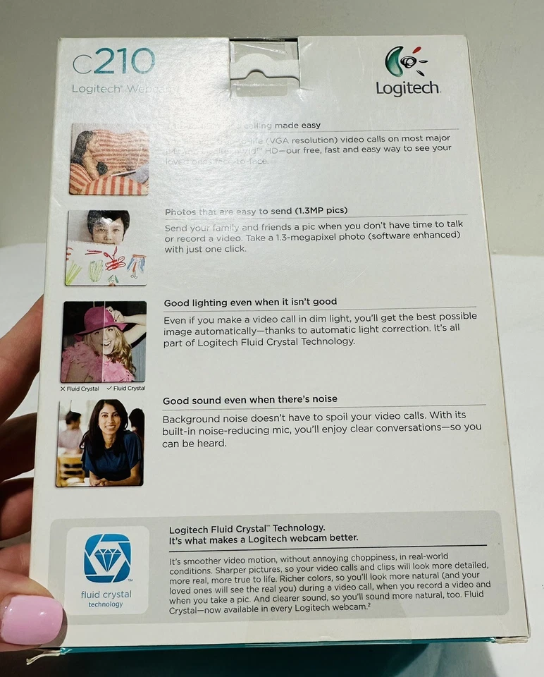 Logitech USB C210 Web Cam Zoom Skype Online Video - Image 3 of 4
