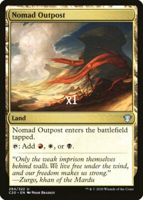 MTG Commander 2020 C20 Nomad Outpost MINT
