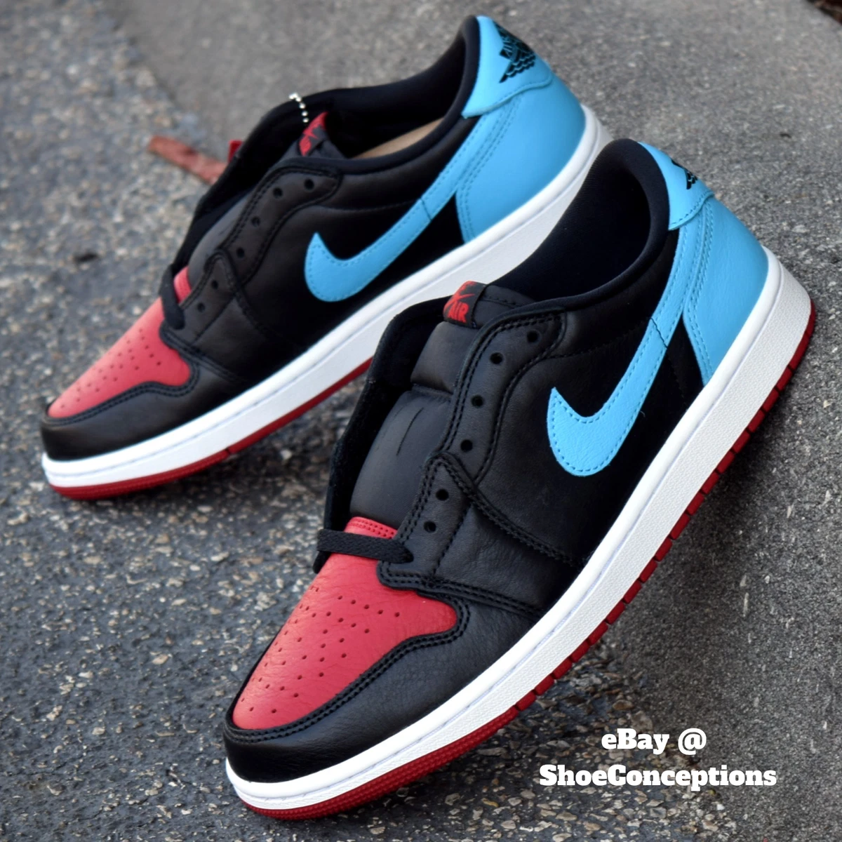 Las mejores ofertas en Jordan 1 Retro Low Black Blue | eBay