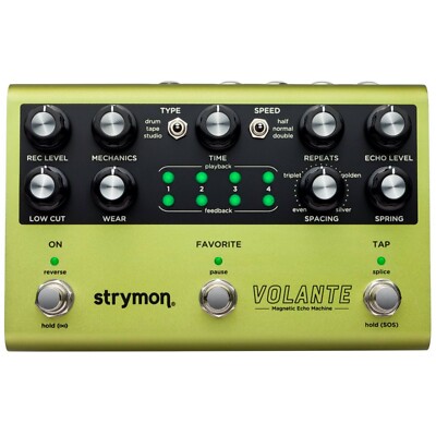 Strymon Volante Magnetic Echo Machine & Tape Delay Effect Pedal - New