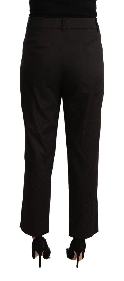 Pantalones ALESSANDRO DELL'ACQUA Marrón Cintura Media Acampanados Formales Mujeres IT44/US10/L $400 Foto 3 de 4
