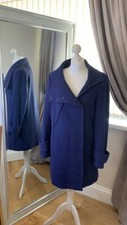 Great Plains Purple Coat Medium Cashmere/wool (uk 12-14?) - Used Once