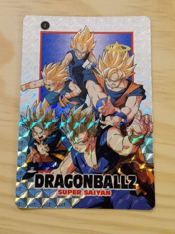 Carte dragon ball z PP card SPECIAL prism HARD 1994 numero 4