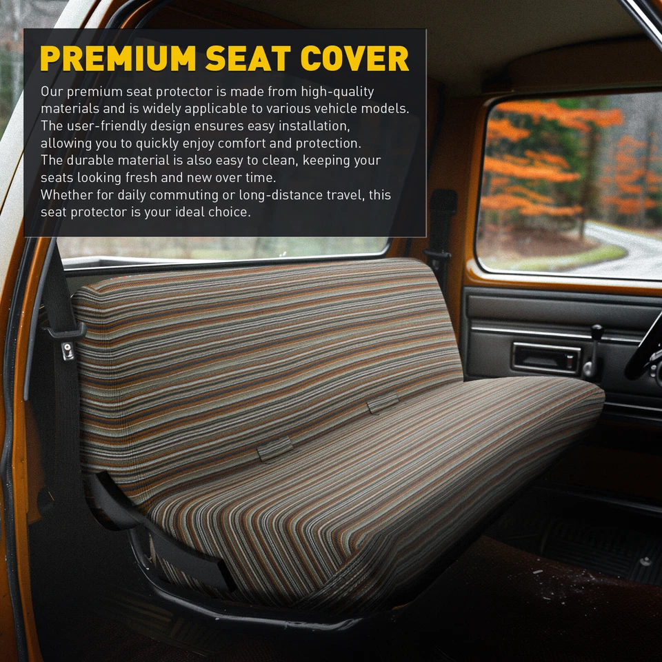 For Chevrolet Chevy C10 C20 C30 Pickup Trucks Saddle Blanket Bench Seat Cover US Foto 4 de 4