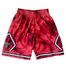 Chicago Bulls Mitchell & Ness Tie Dye Basketball Shorts Men's Size Small