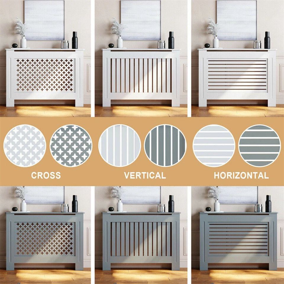 Heizkörperverkleidung Weiß Heizungsabdeckung MDF Heizungsverkleidung Landhaus - Bild 2 von 4