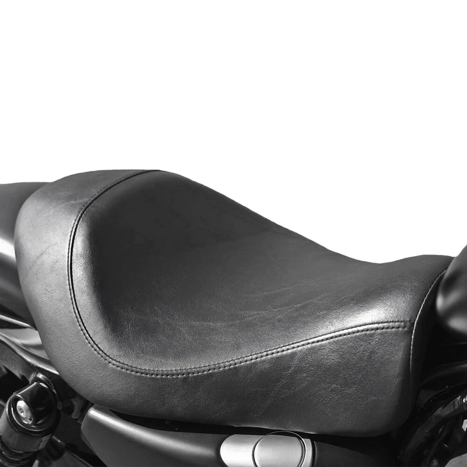 Front Solo Rider Driver Seat For Harley Sportster Iron 883 1200 48 72 2005+ USA - Image 3 of 4