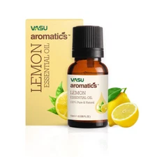 Vasu Lemon Essential Aromatics Oil For Relaxation, Healthy Skin, Body Care