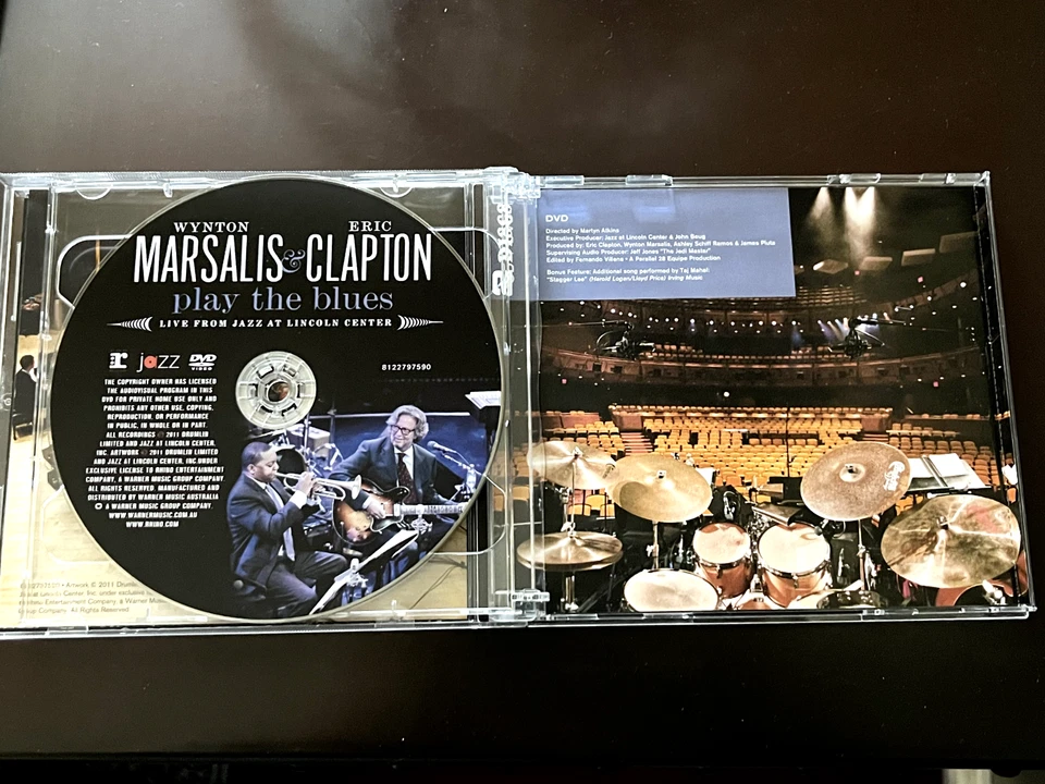 WYNTON MARSALIS & ERIC CLAPTON - PLAY THE BLUES (CD + DVD, 2011) EE46 - Image 4 of 4