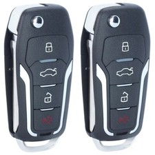 2x Upgraded Replacement Flip Remote Key Fob 4b For Ford Lincoln Mazda Mercury