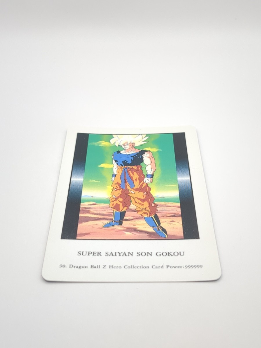 Super Saiyan Son Goku #90 Dragon Ball Z Hero Collection Card 1990s