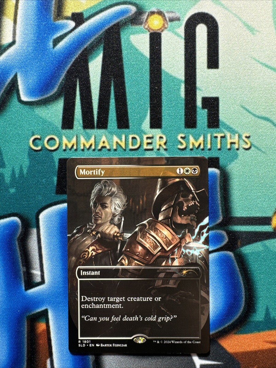 Mortify ? Borderless NonFOIL ? MTG Secret Lair D&D 50th 