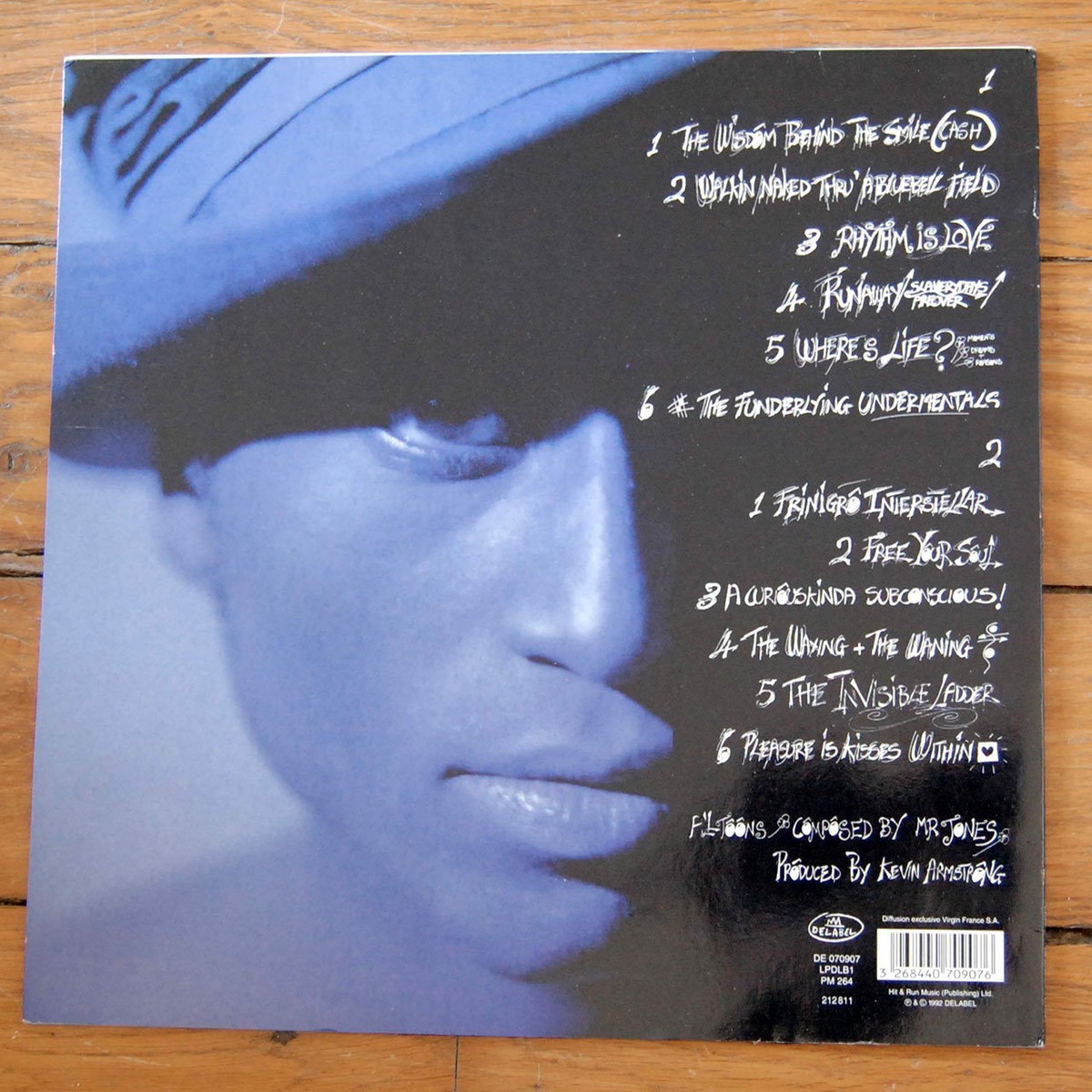 KEZIAH JONES Blufunk Is A Fact 1992 Vinyl LP Album France Delabel