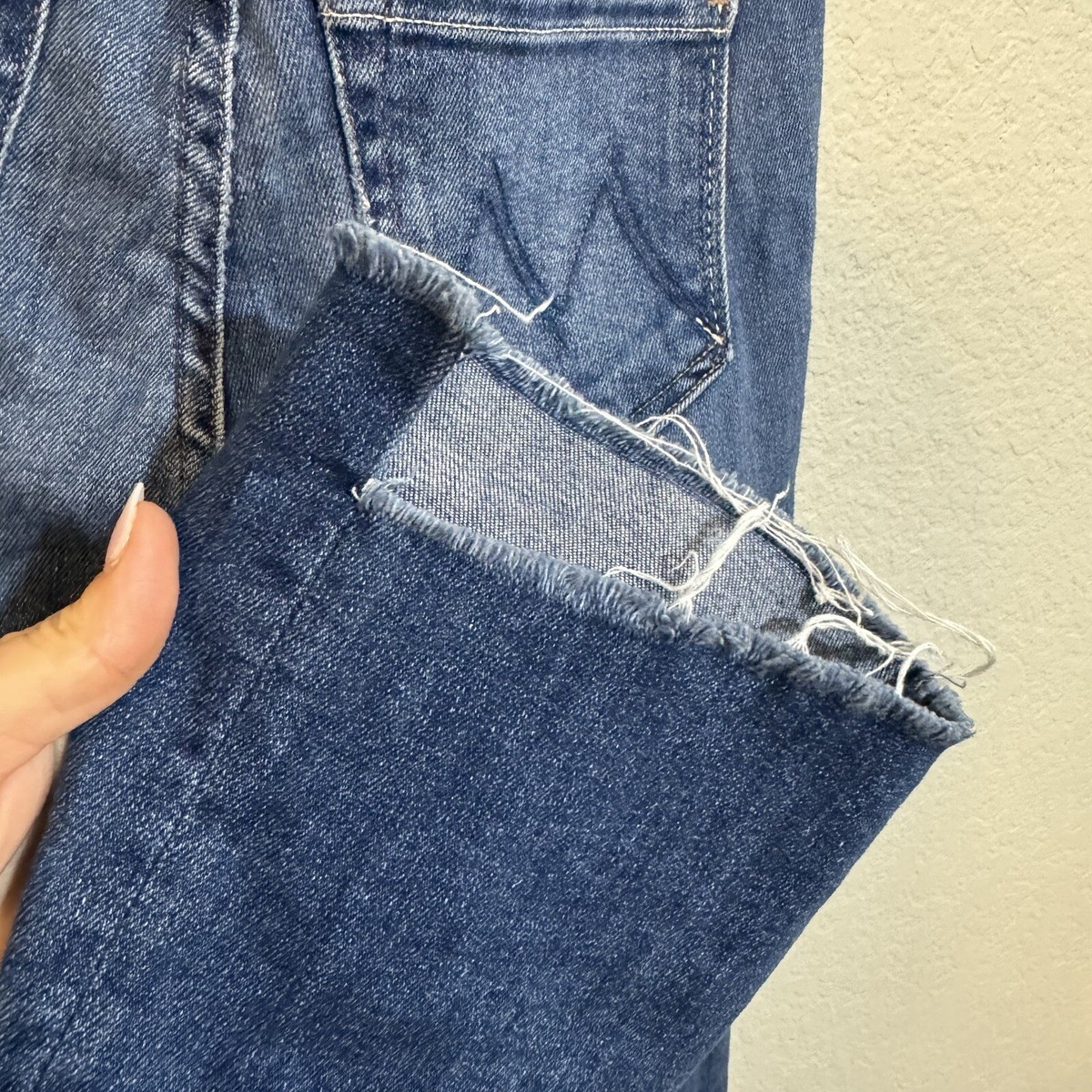 Mother The Insider Crop Step Fray Jeans Sweet And Sassy Boho Minimalist 24 View 5