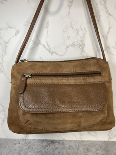 Stone Mountain Brown Leather Crossbody Small