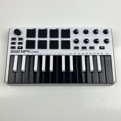 Akai Professional MPK Mini MK3 USB MIDI Keyboard Controller 25 Tasten 8 Pads weiß 