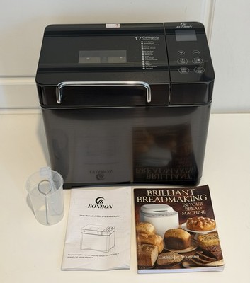 EONBON MBF-010 Brotbackautomat 17 Modi 3 Laibgröße 710W schwarz/silber neuwertig
