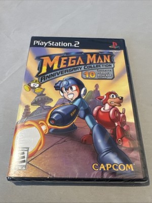 Mega Man Anniversary Collection (Sony PlayStation 2, 2004) Damaged Seal