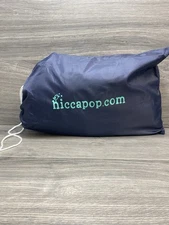 Hicca Pop Inflatable Travel Booster Seat Toddler Child Compact Cushion W/ Bag