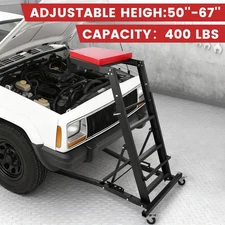 Automotive Topside Creeper 400LB Adjustable Height 50"-67" Engine Movable Ladder