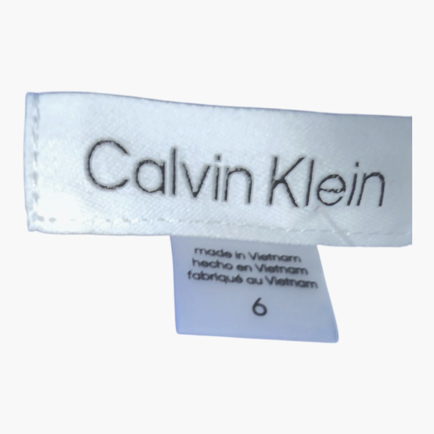 Calvin Klein Womens Blue V Neck Cap Sleeve Work Sheath MIdi Dress Sz 6 New image 8