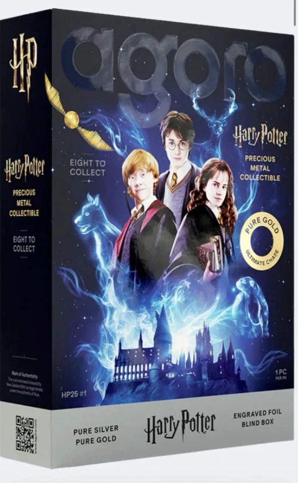 Agoro Harry Potter Blind Box 5g Silver 5g Gold Chase Mystery Box - Image 1 of 1
