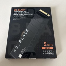 Image of WD Black SN850X 2TB NVMe SSD M.2 2280 PCIe Gen4 Heatsink PS5 PC Brand New