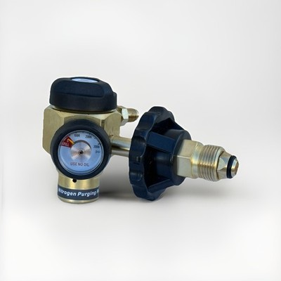 Nitrogen Purging Regulator CGA580 500PSI HVAC Gas Leak Testing Braze Welding