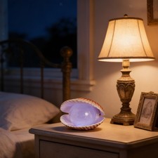 Beach Themed Night Light with Music Dining Room Home Decor Bedside Lamp