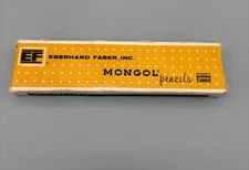 Vintage Unused Eberhard Faber Mongol Pencils 1 Dozen No 482 F Original Box USA