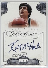 2012-13 Panini Flawless Flawless Signatures 17/20 Kevin McHale #42 Auto HOF 3d3
