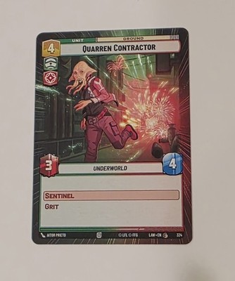 Quarren Contractor - Hyperspace - A Lawless Time - NM-Mint - Star Wars