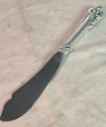 Wallace Grande Baroque Master Butter spreader Knife, No Monogram 6 3/4" Sterling