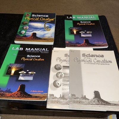 A Beka Science of the Physical Creation 9th Grade Lot Of 5 Homeschool Books